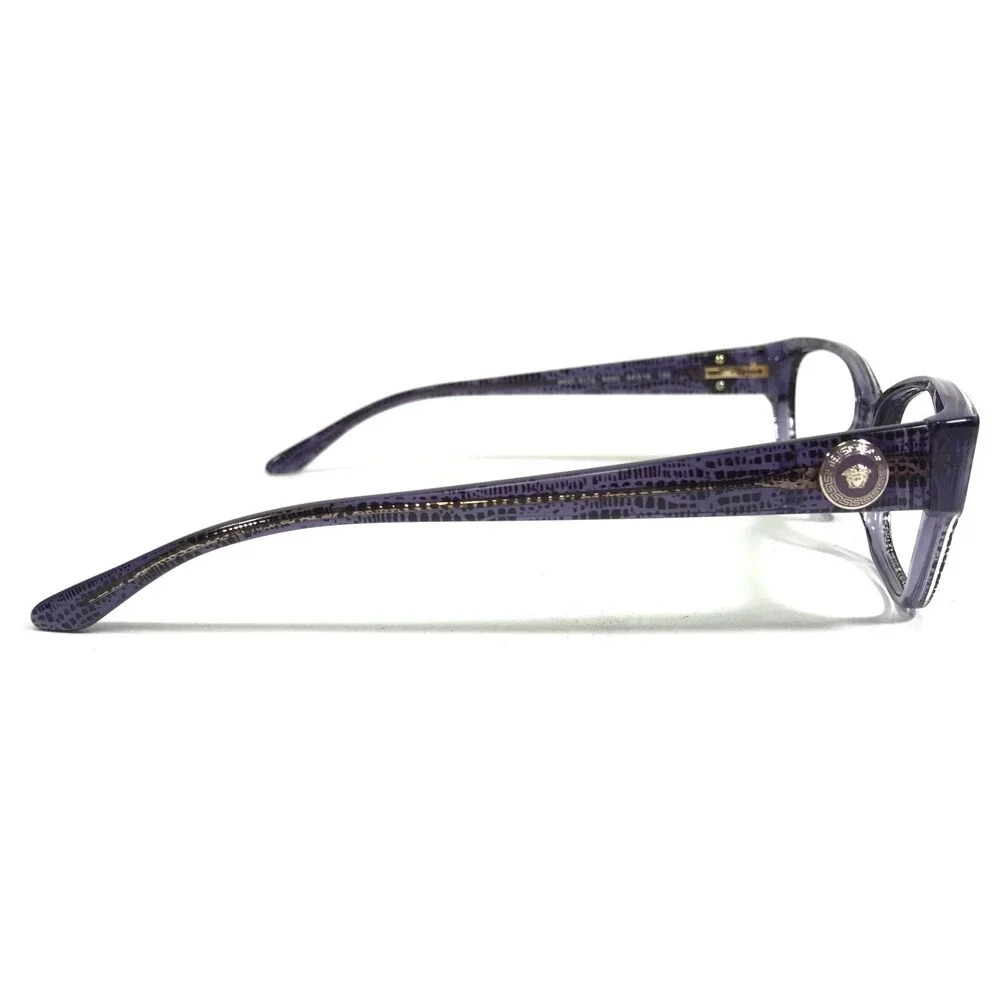 Versace Eyeglasses Frames MOD.3172 5000 Clear Speckled Purple Medusa 54-16-135